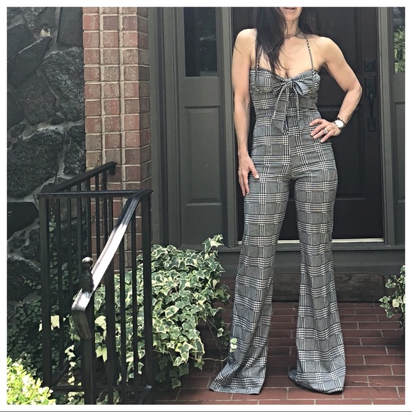 ✨LAST ONE WAS 39$✨Houndstooth wide leg 2 piece set - Picture 4 of 7